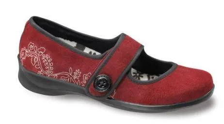 Aetrex Women's E335 / E338 Lucy Patent Mary Jane X-Wide Flat