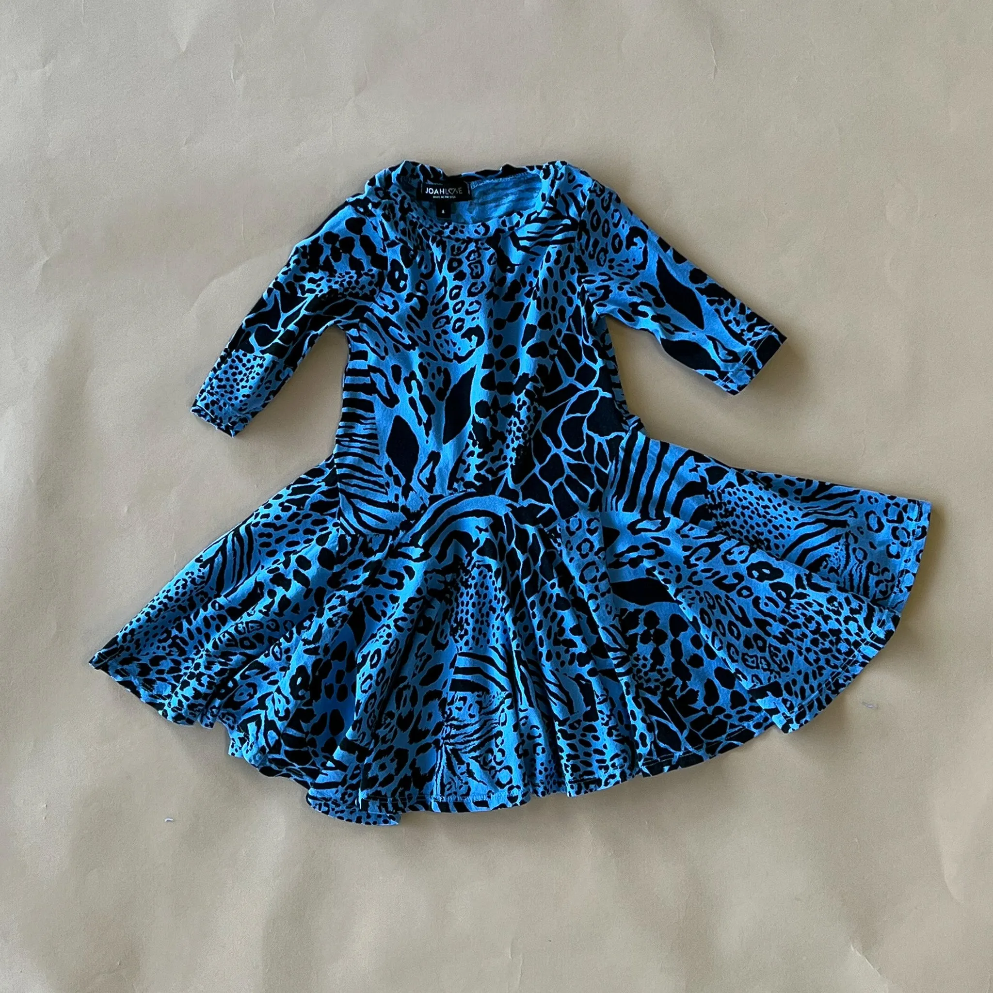 Ballet-Animal dress | Sea Blue