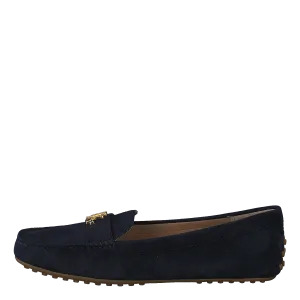 Barnsbury-flats-casual Lauren Navy W/ Gold Hw