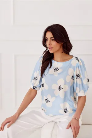 Buffet Sleeve Elegant Blouse