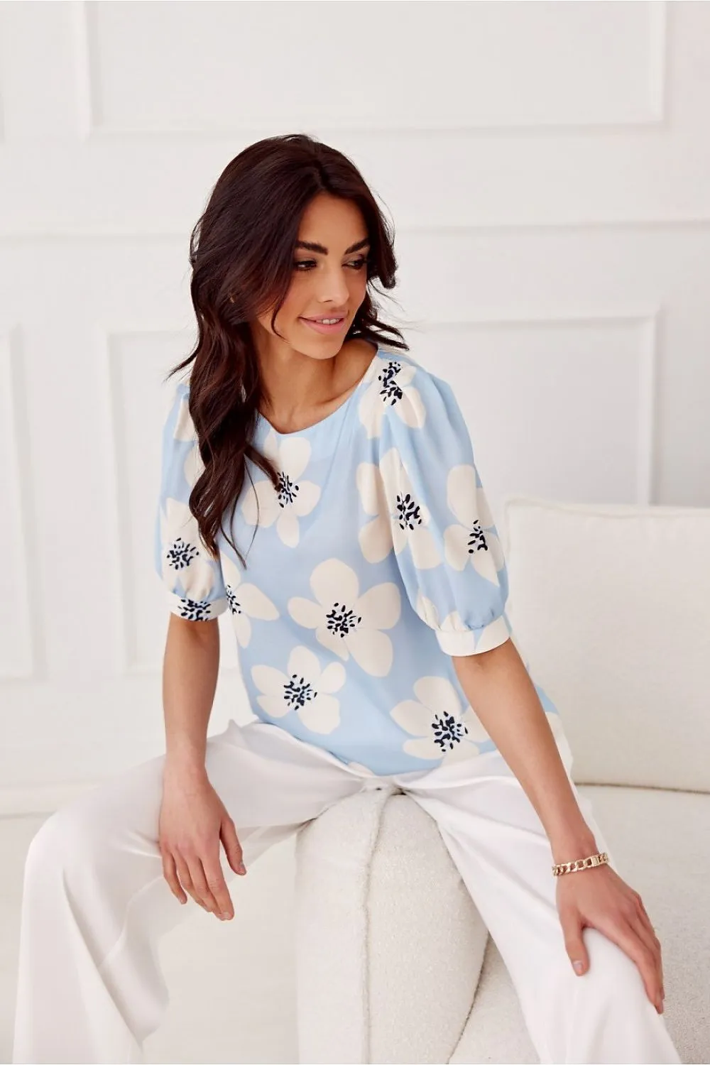 Buffet Sleeve Elegant Blouse