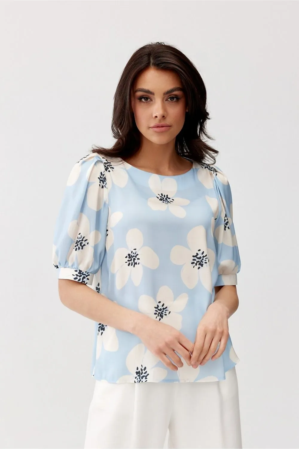 Buffet Sleeve Elegant Blouse