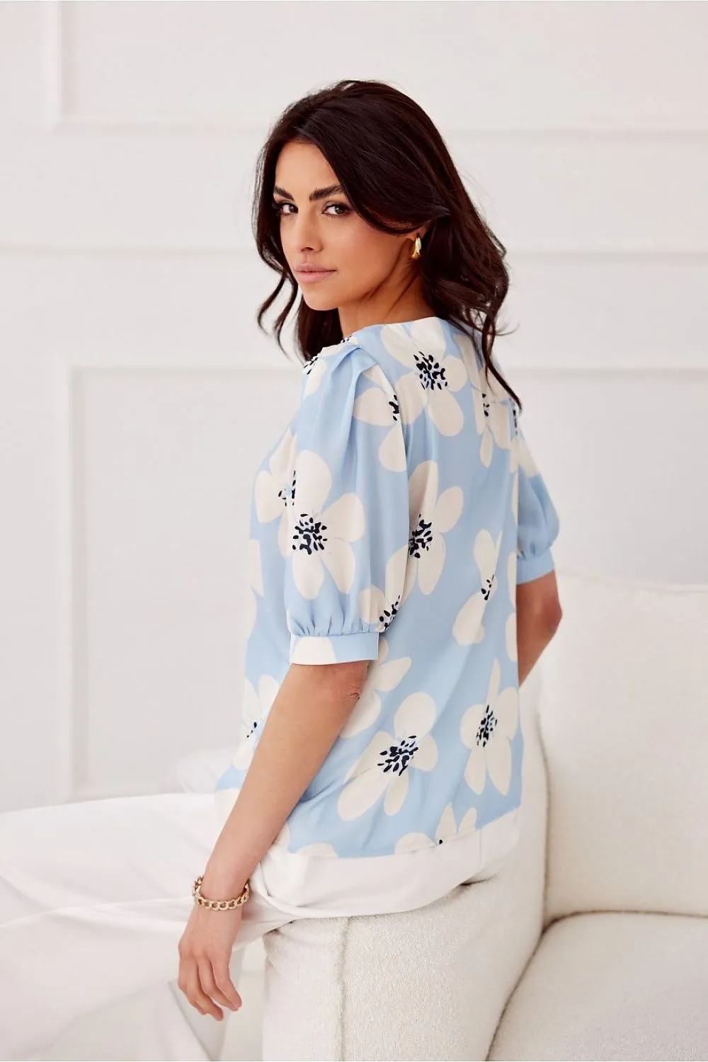 Buffet Sleeve Elegant Blouse
