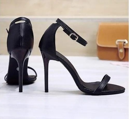 CLASSIC OPEN-TOE STILETTOS