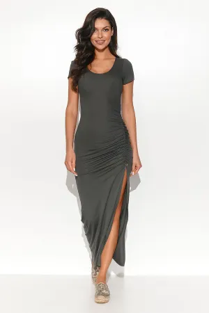 Crease Detail Fitted Dress