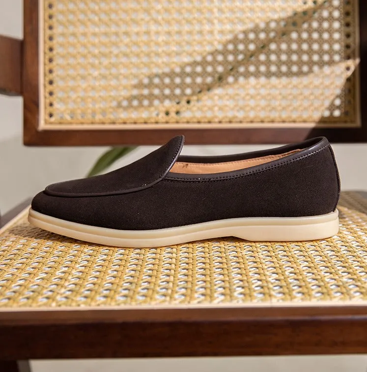 Du Cap Suede Belgian Loafer
