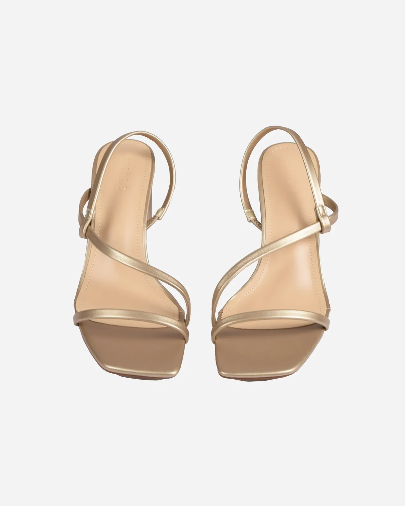 ELENA HEELS IN GOLD