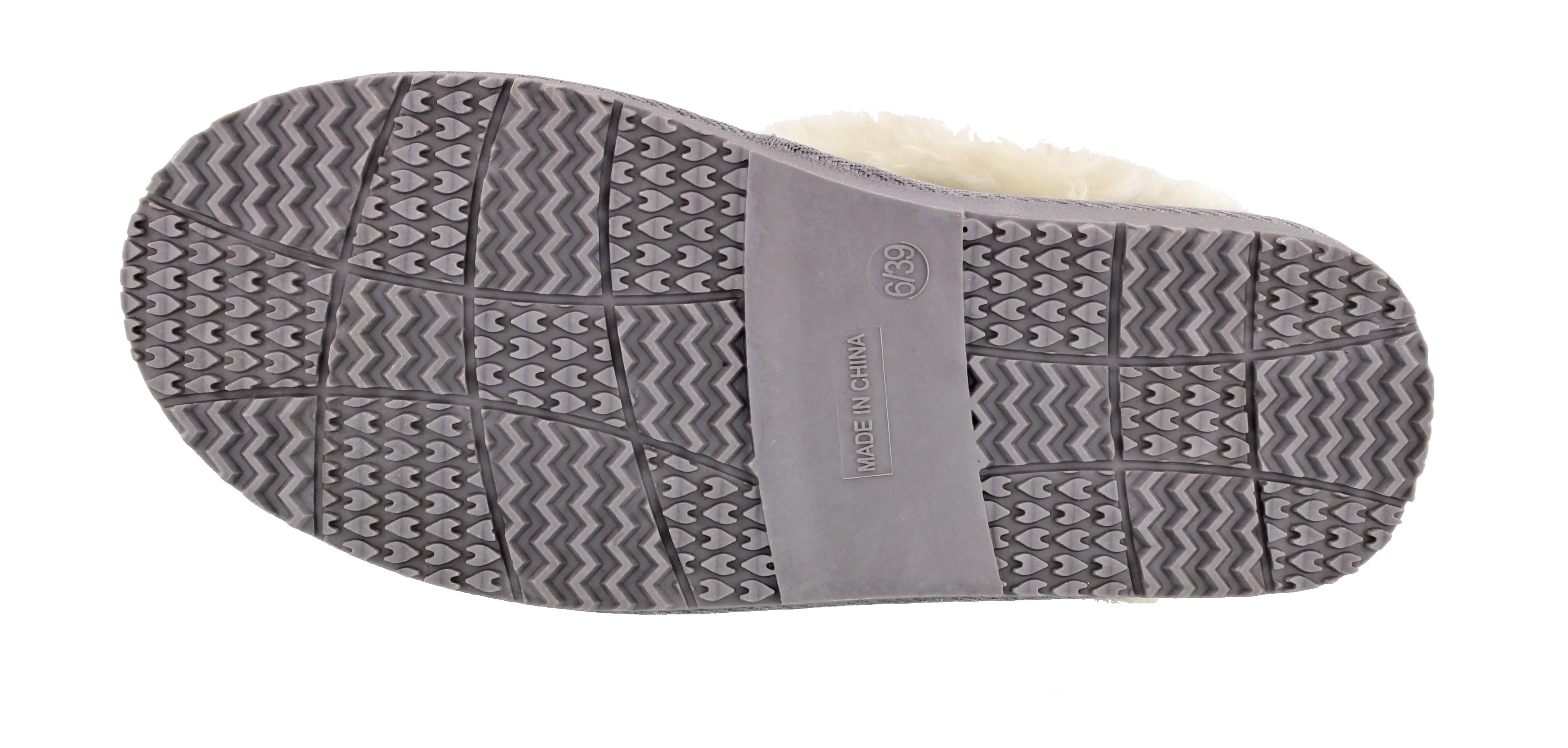 Ella Sparkle Glitter Warm Faux Fur Lined Memory Foam Mules Slippers In Silver