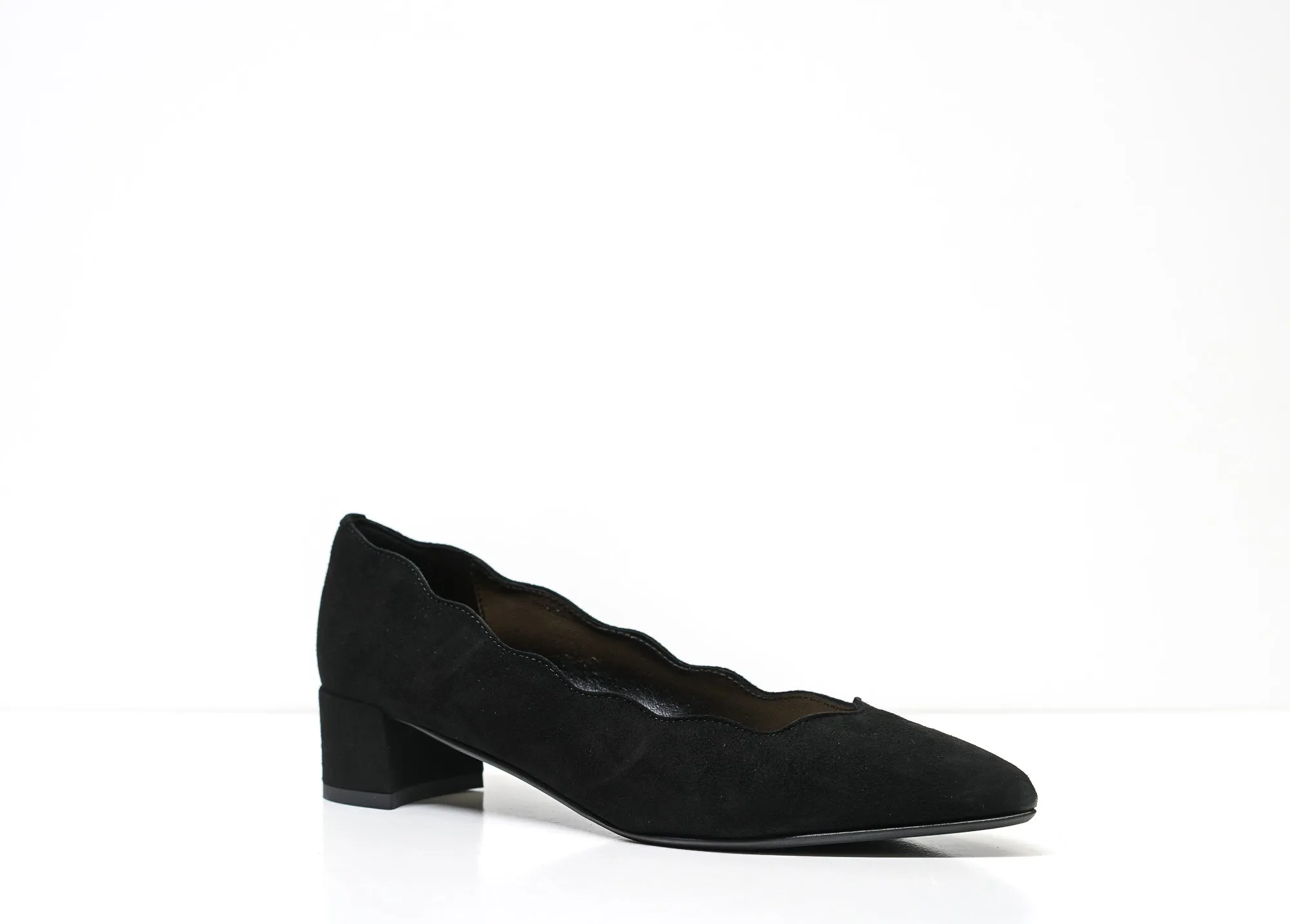 Fabio Rusconi Women's Black Suede Shoe F4080