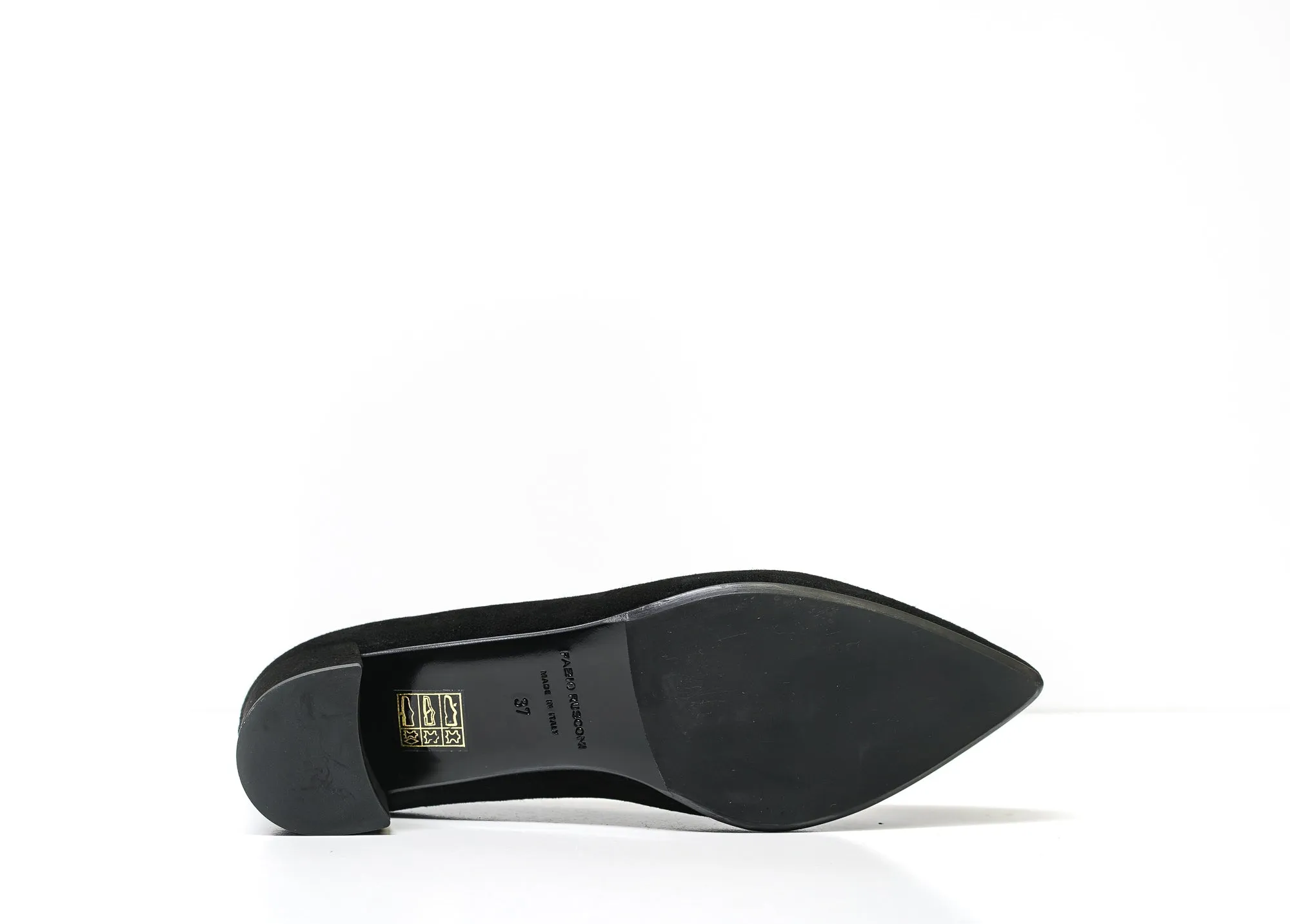 Fabio Rusconi Women's Black Suede Shoe F4080