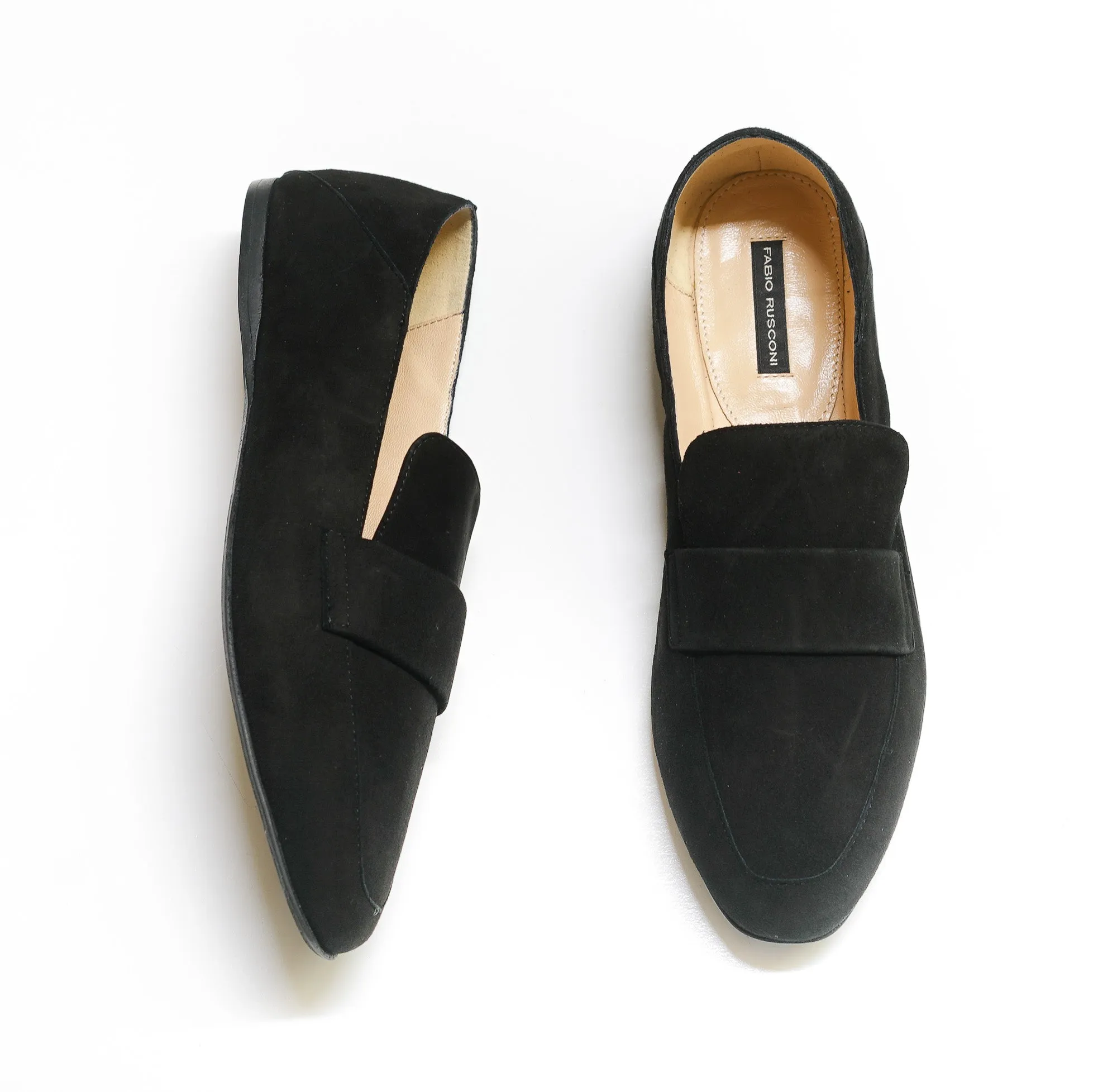 Fabio Rusconi Women's Black Suede Shoe F5171