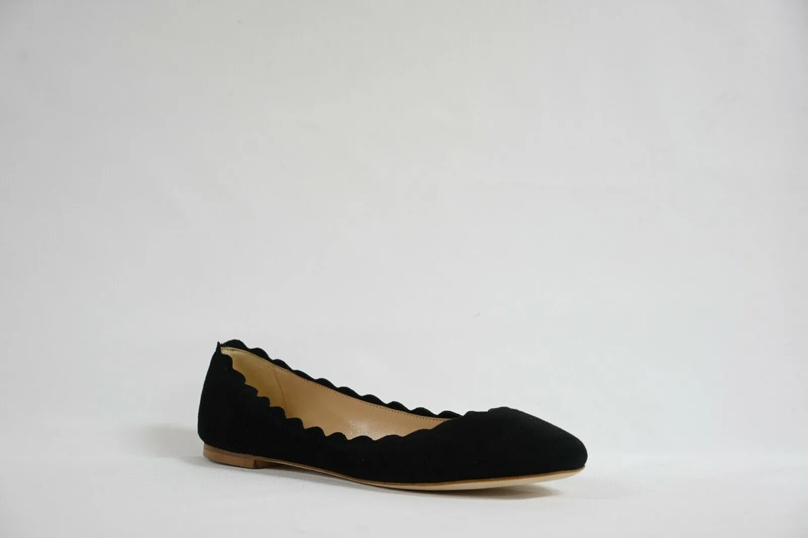 Fabio Rusconi Women's Suede Black Ballerina Flat Shoe S1795  LAST PAIR Size 35