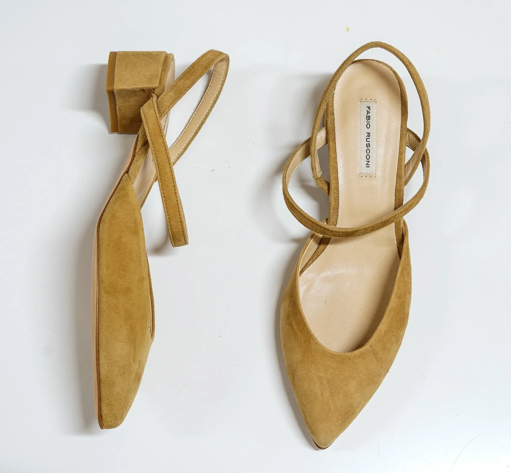 Fabio Rusconi Women's Tan Suede Shoe S4826