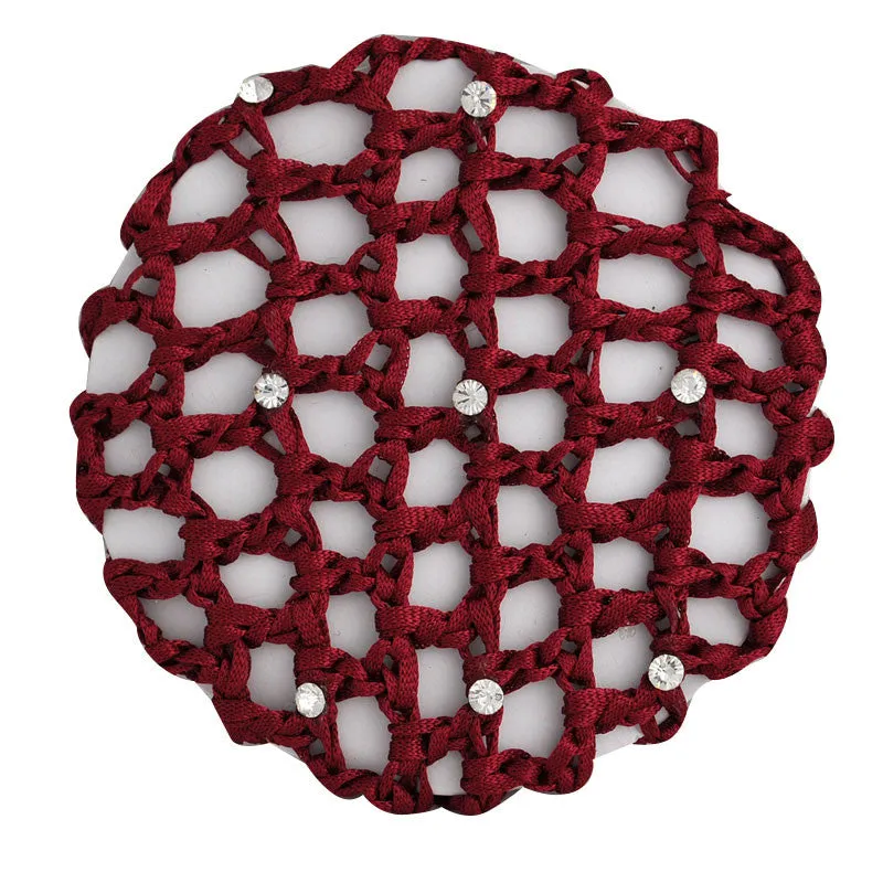 Fedol@ Bun Cover with 9 Rhinestones