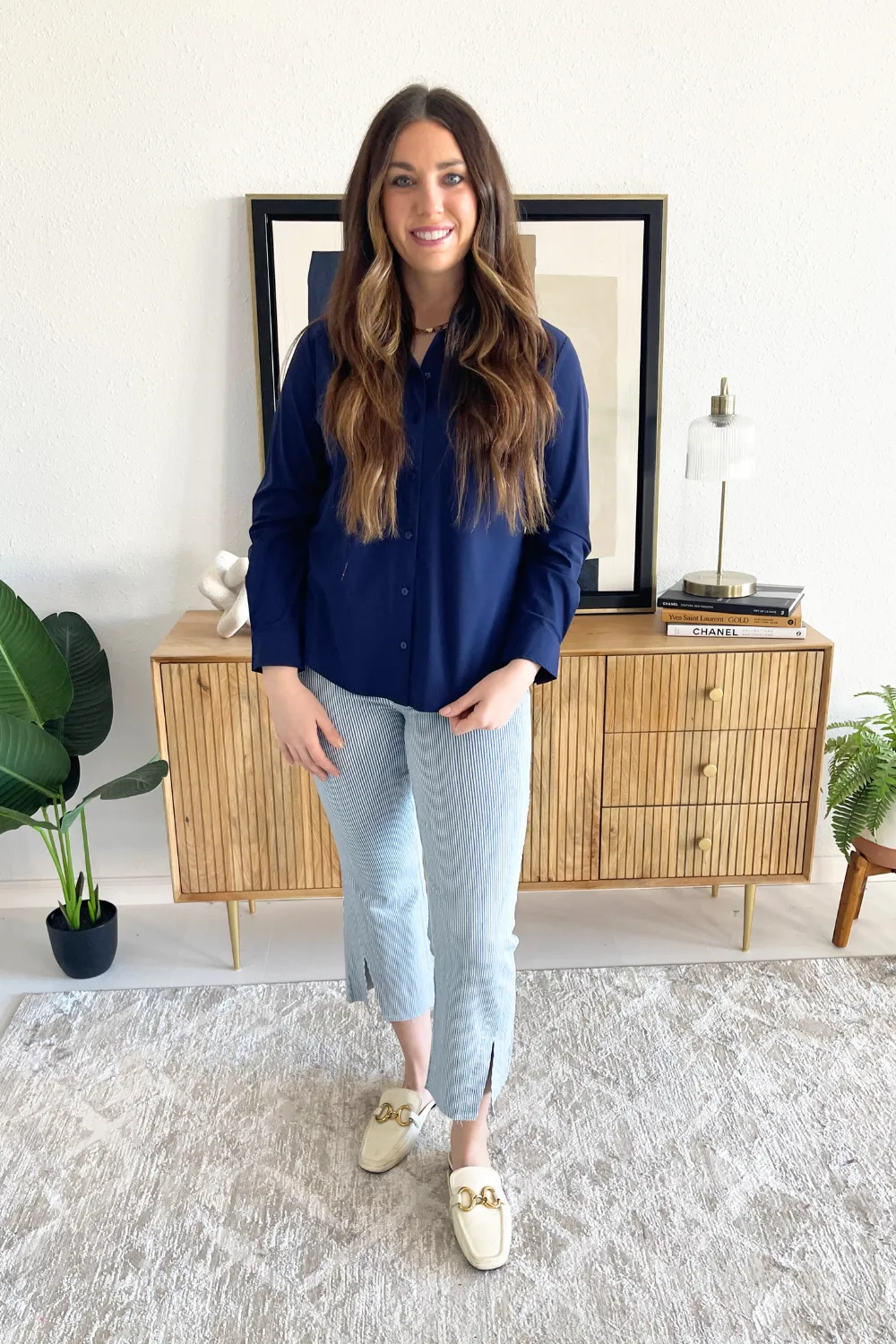 Gia Glider Crop Flare Twisted Seam
