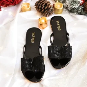 Glimmer Slides Black