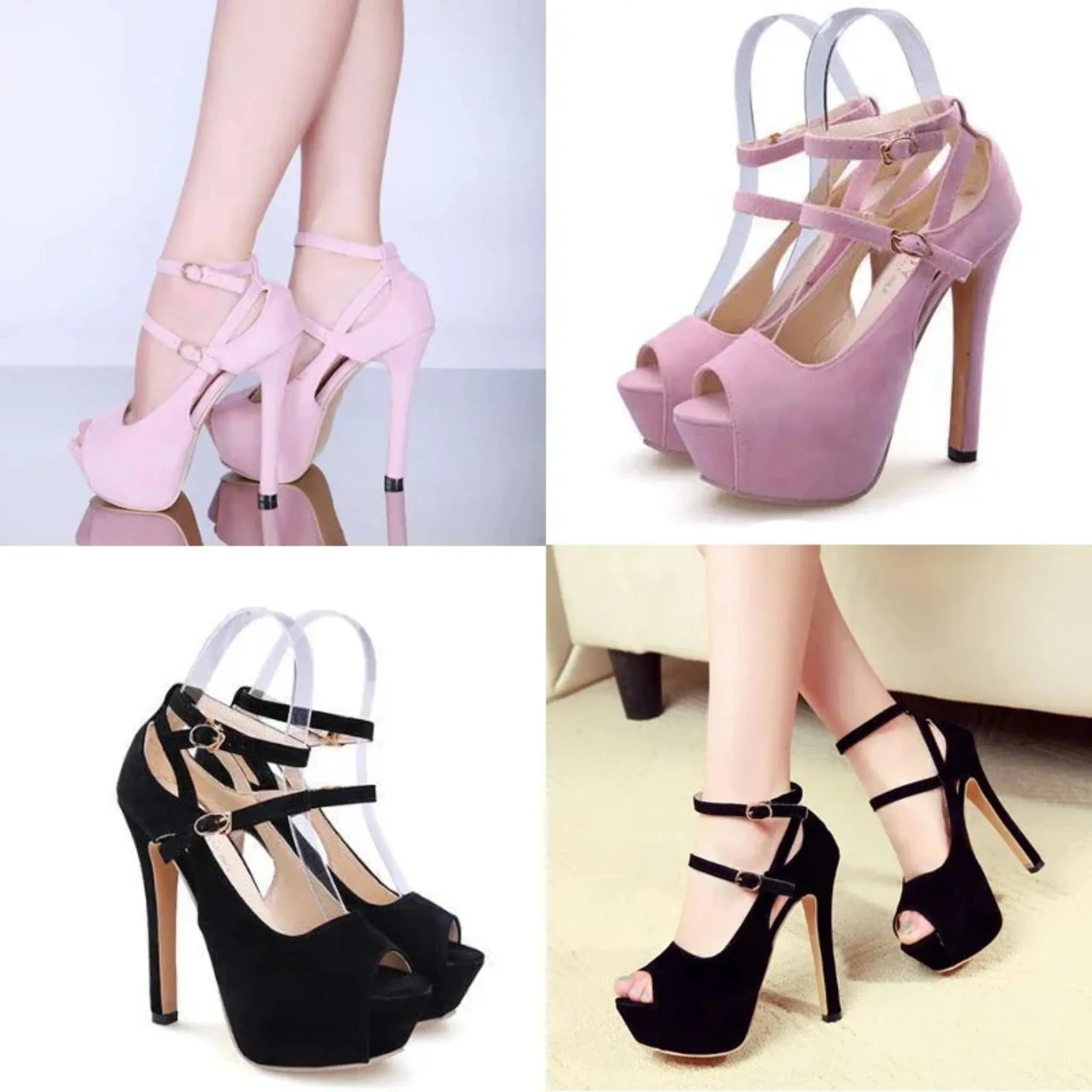 Handmade Faux Fur Men's Pump Stilettos