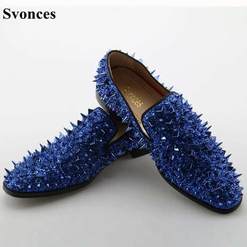 Helium Rivet Men's Loafers Dress Shoes