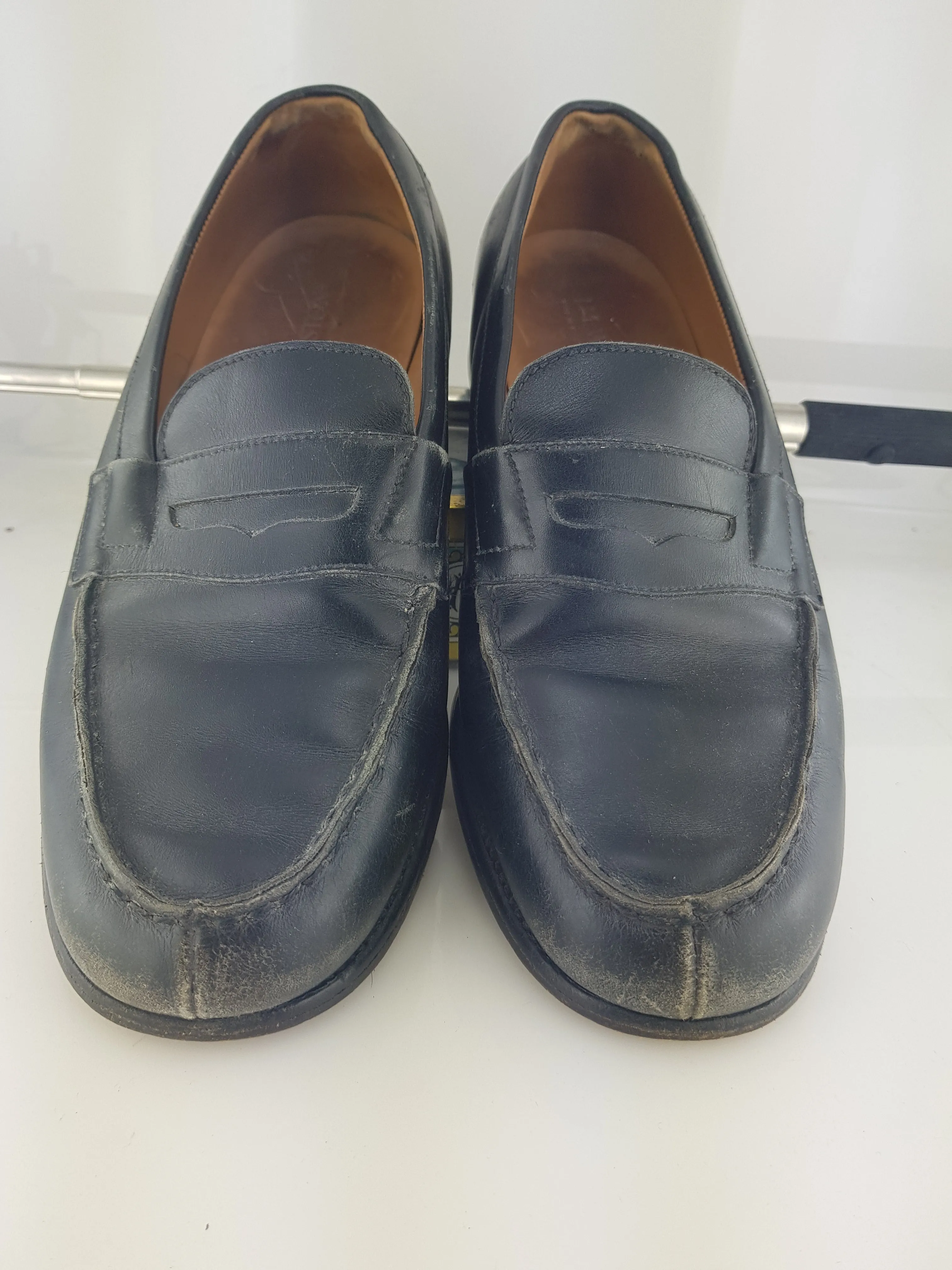 Leather loafers