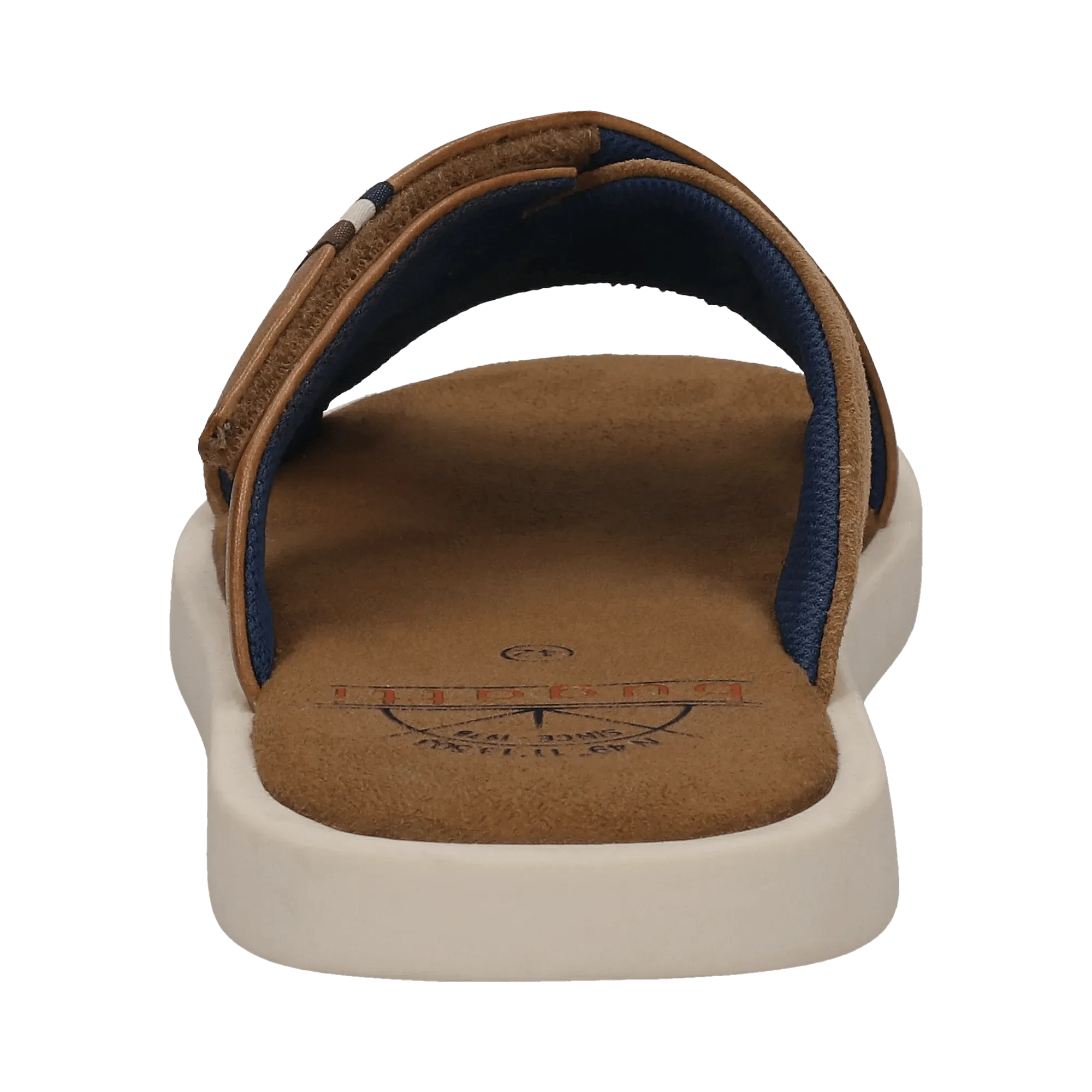 Leder Pantoletten cognac
