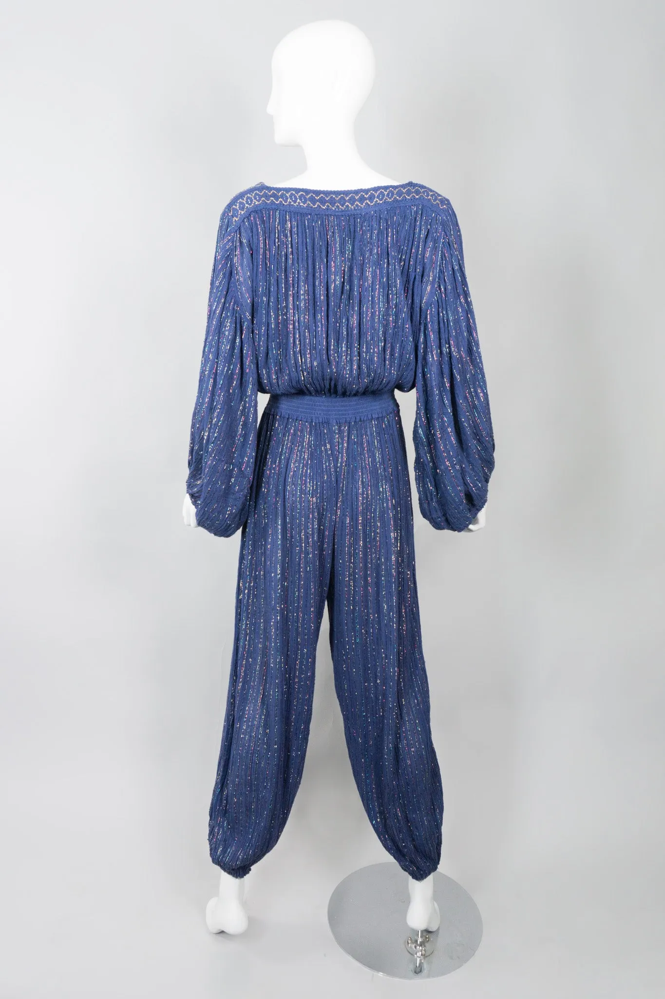 Metallic Rainbow Harem Jumpsuit