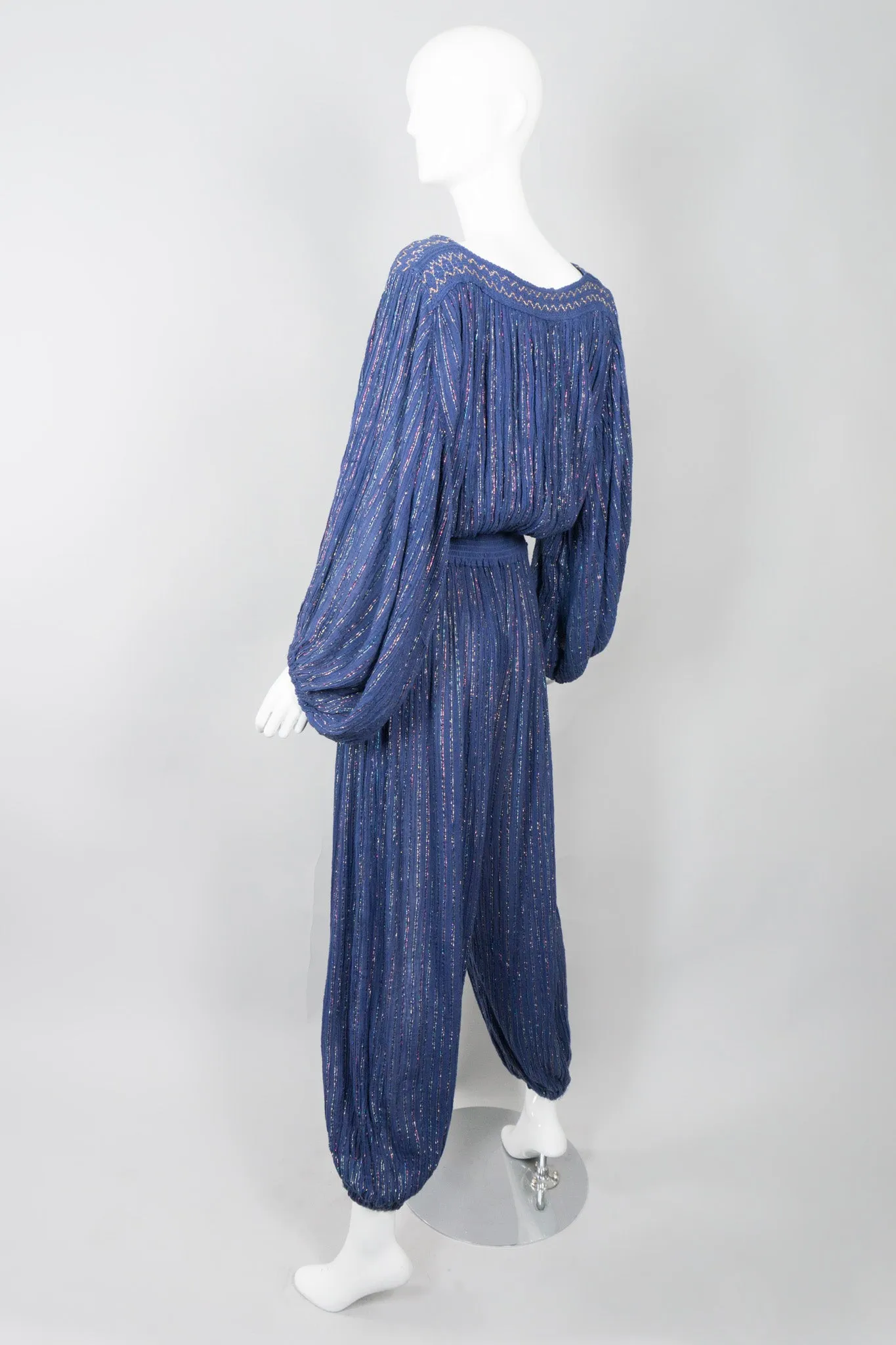 Metallic Rainbow Harem Jumpsuit