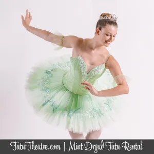 Mint Green Dryad Corps de Ballet Tutu Rental