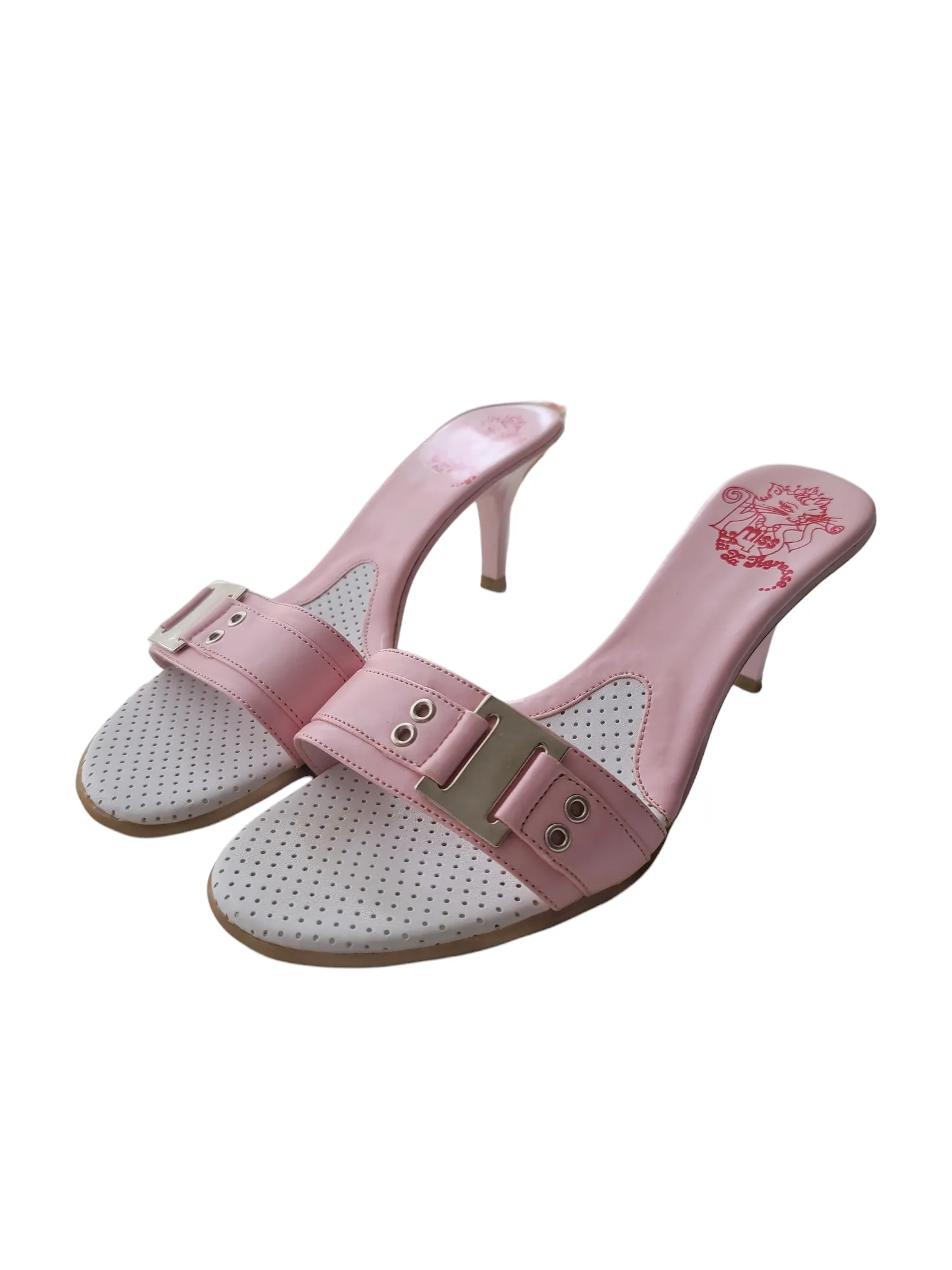 Mules y2k barbiecore mcbling rose