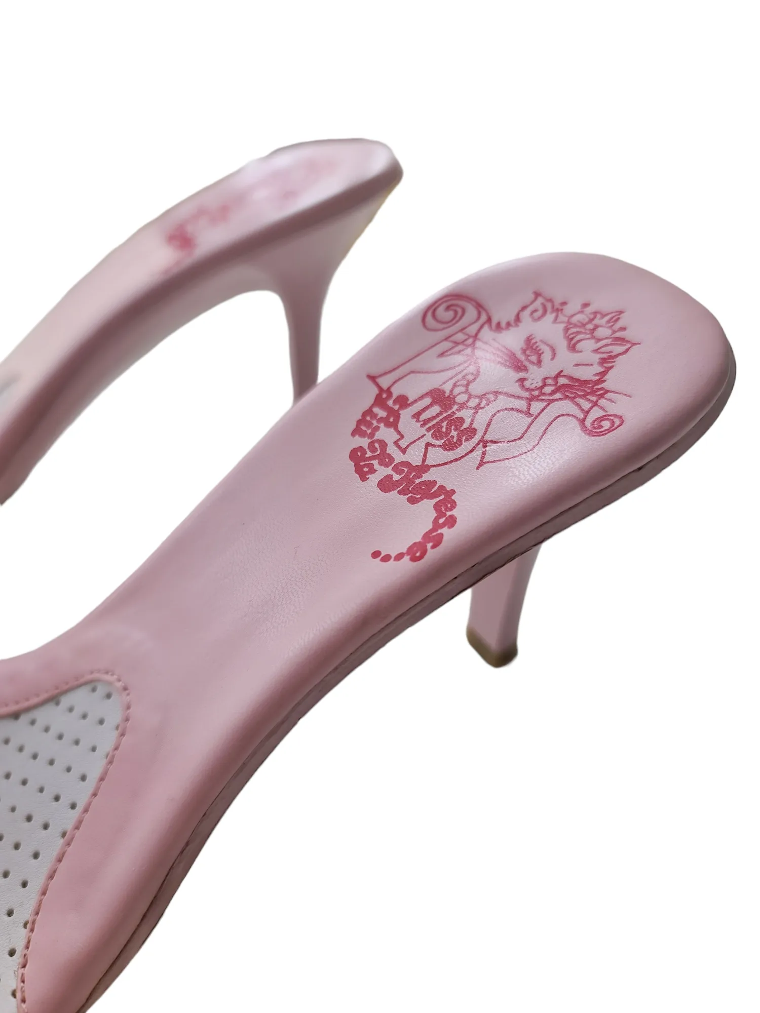 Mules y2k barbiecore mcbling rose