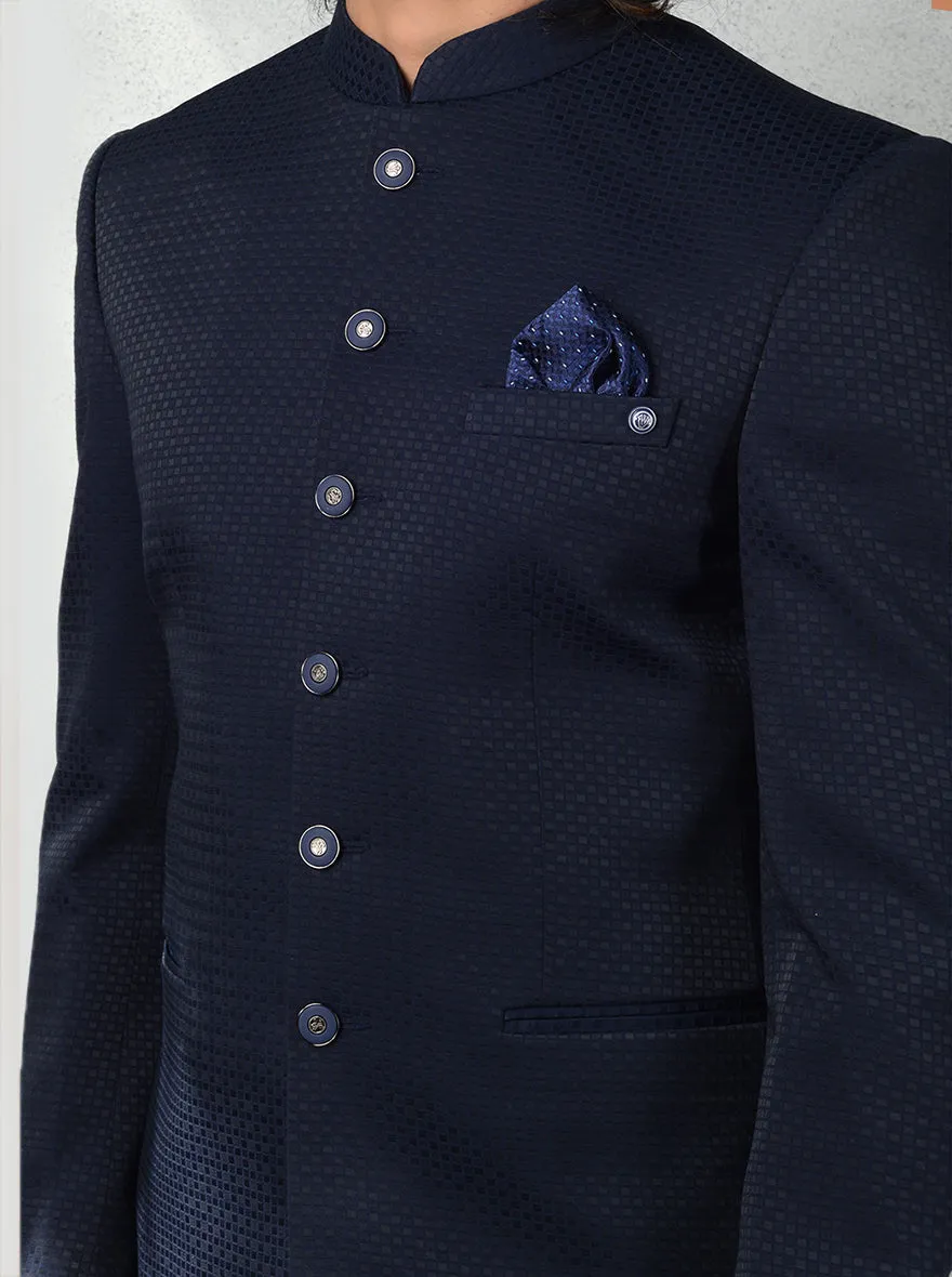 Navy Blue Jodhpuri Suit | JadeBlue