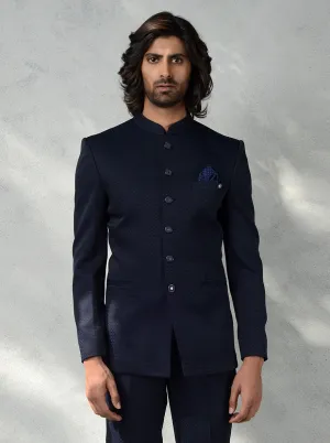 Navy Blue Jodhpuri Suit | JadeBlue