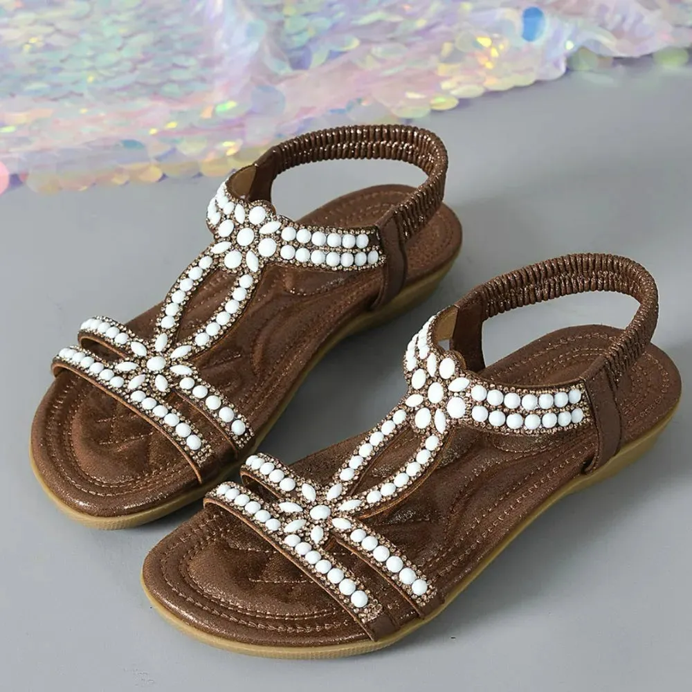 Open Toe Flats Sandals