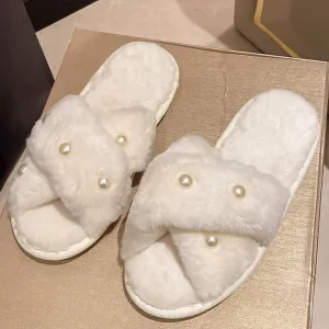 Open Toe Flats Slippers