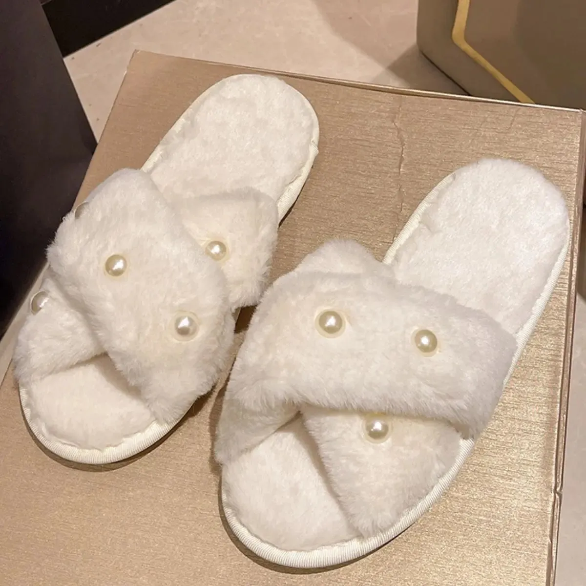 Open Toe Flats Slippers