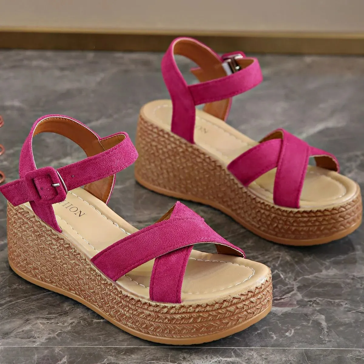 Open Toe Platform Sandals