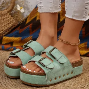 Open Toe Platform Sandals