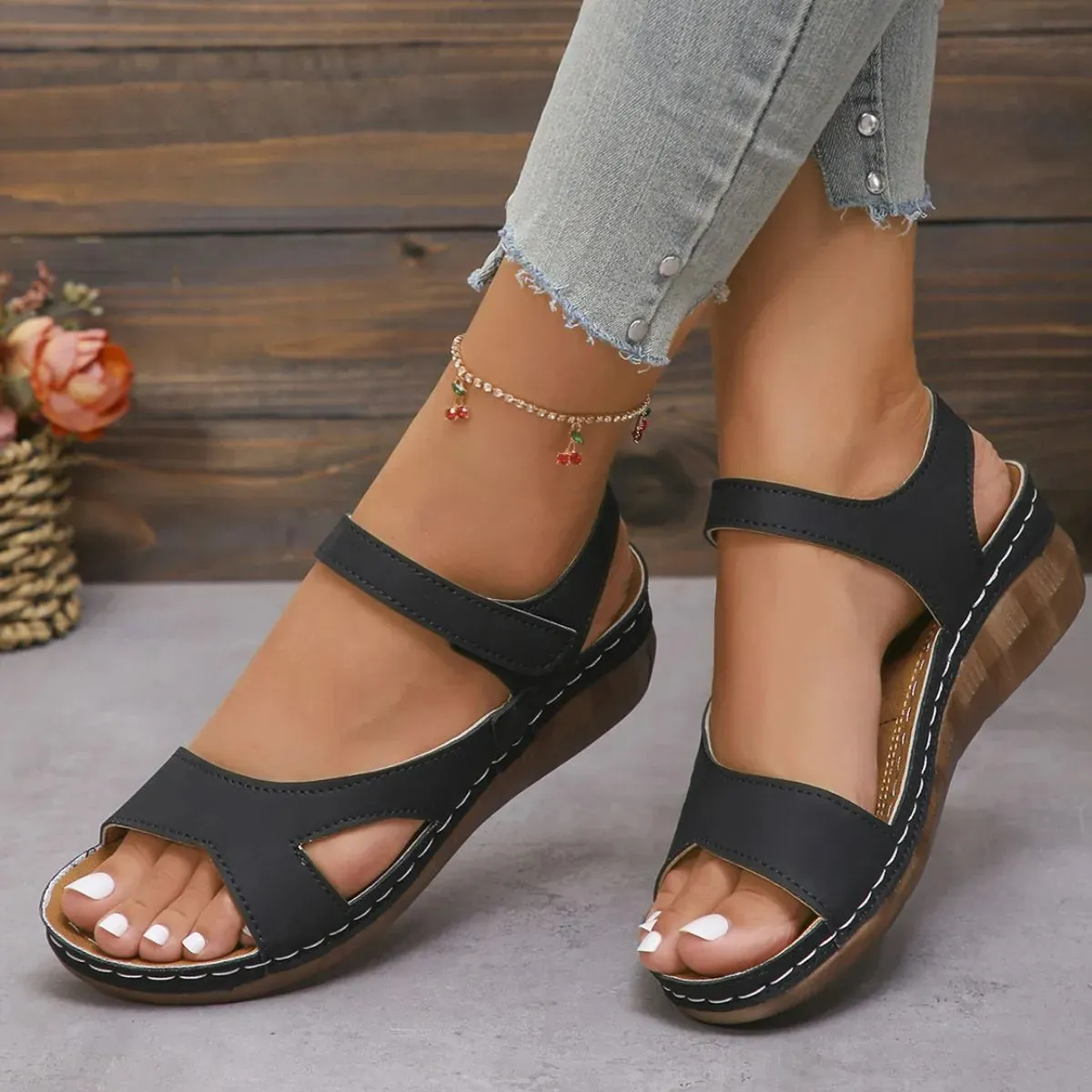 Open Toe Platform Sandals