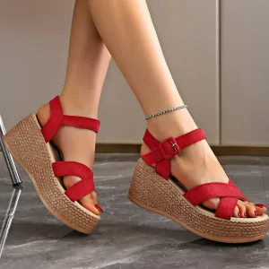Open Toe Platform Sandals