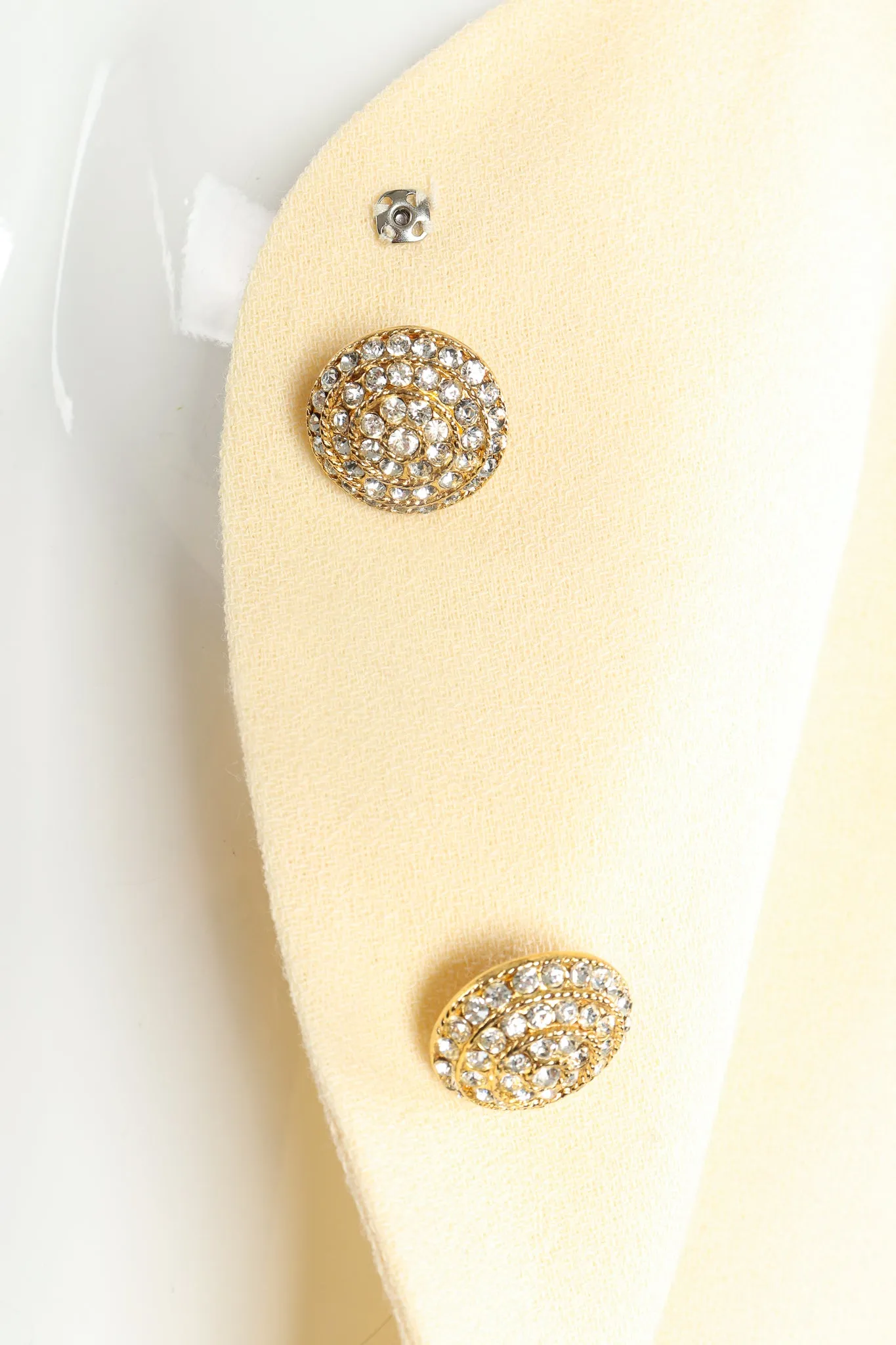 Ostrich Pouf Jacket & Skirt Set