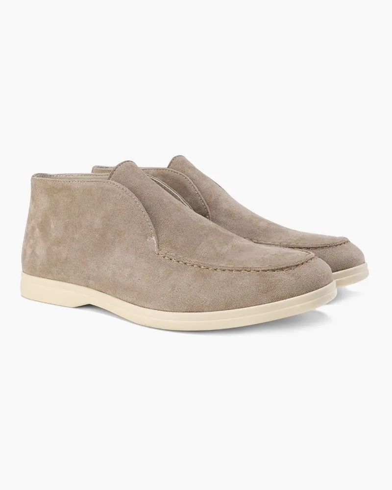 OUTBASK's High Suede Loafers