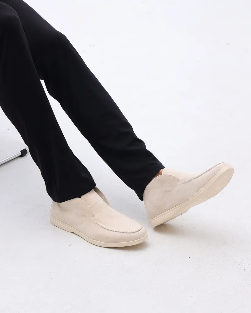 OUTBASK's High Suede Loafers