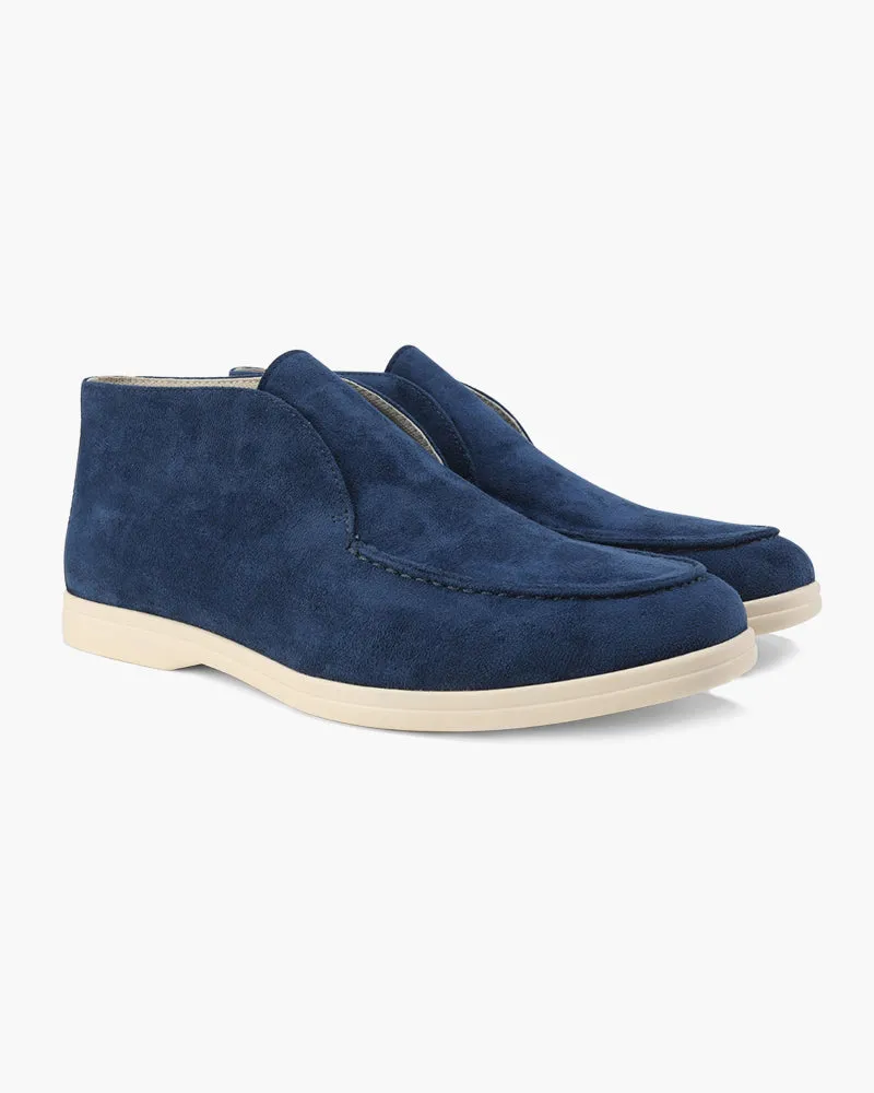 OUTBASK's High Suede Loafers
