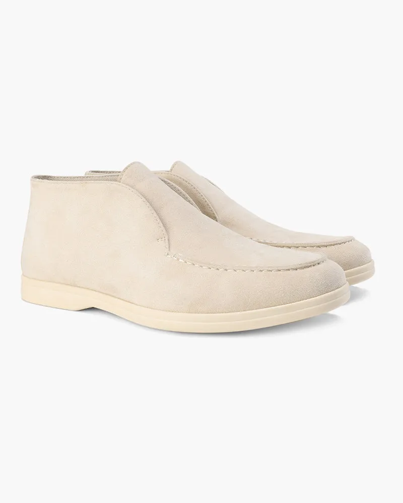 OUTBASK's High Suede Loafers