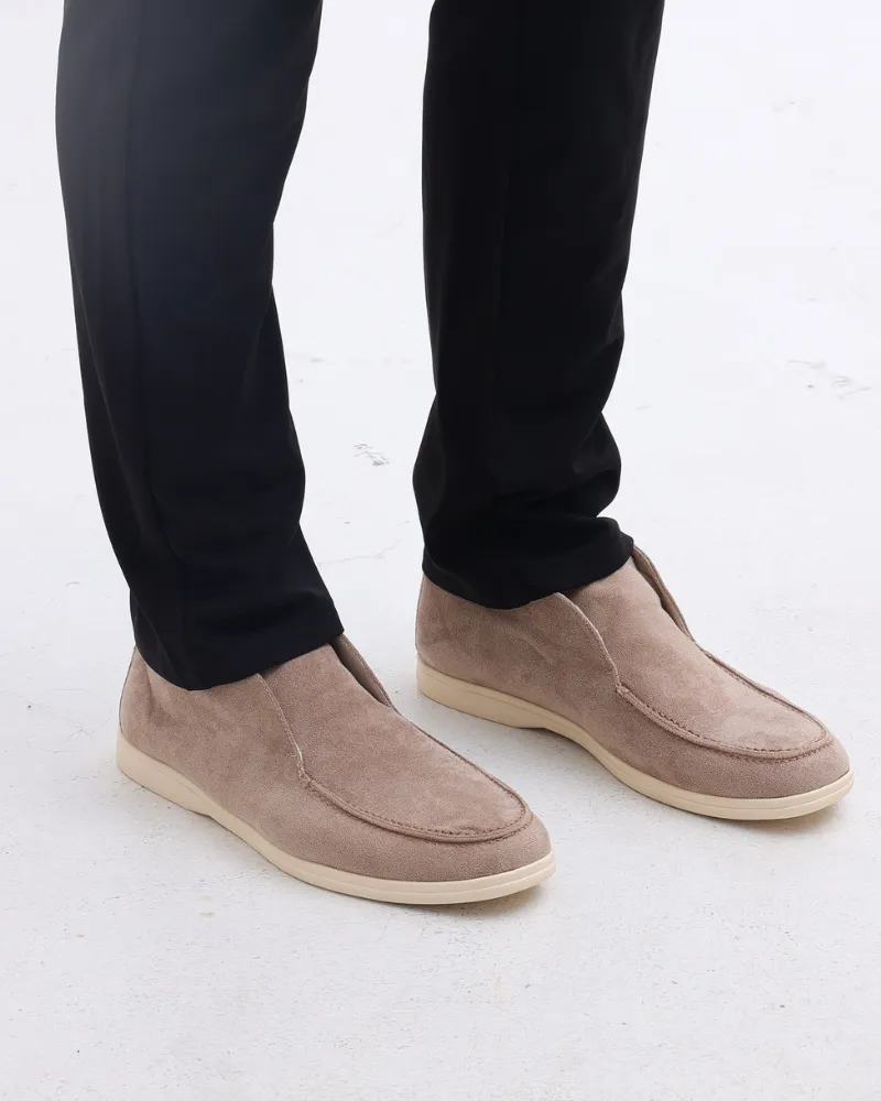 OUTBASK's High Suede Loafers