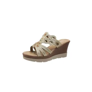 Peep Toe Wedge Sandals