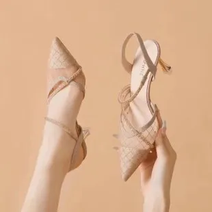 Point Toe Stiletto Sandals