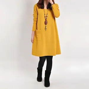 Remi/ Elegant Dress with Pockets