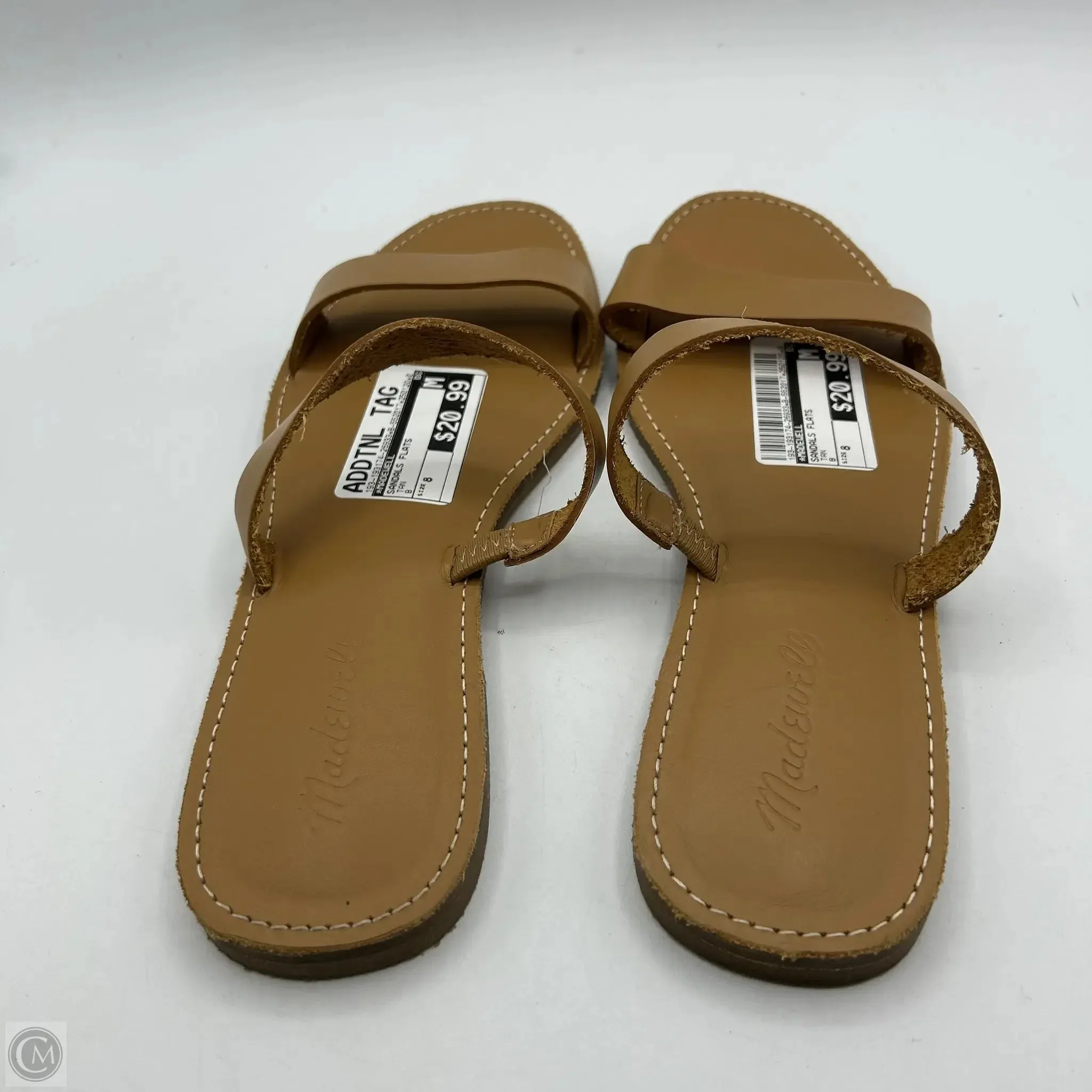 Sandals Flats By Madewell In Tan, Size: 8