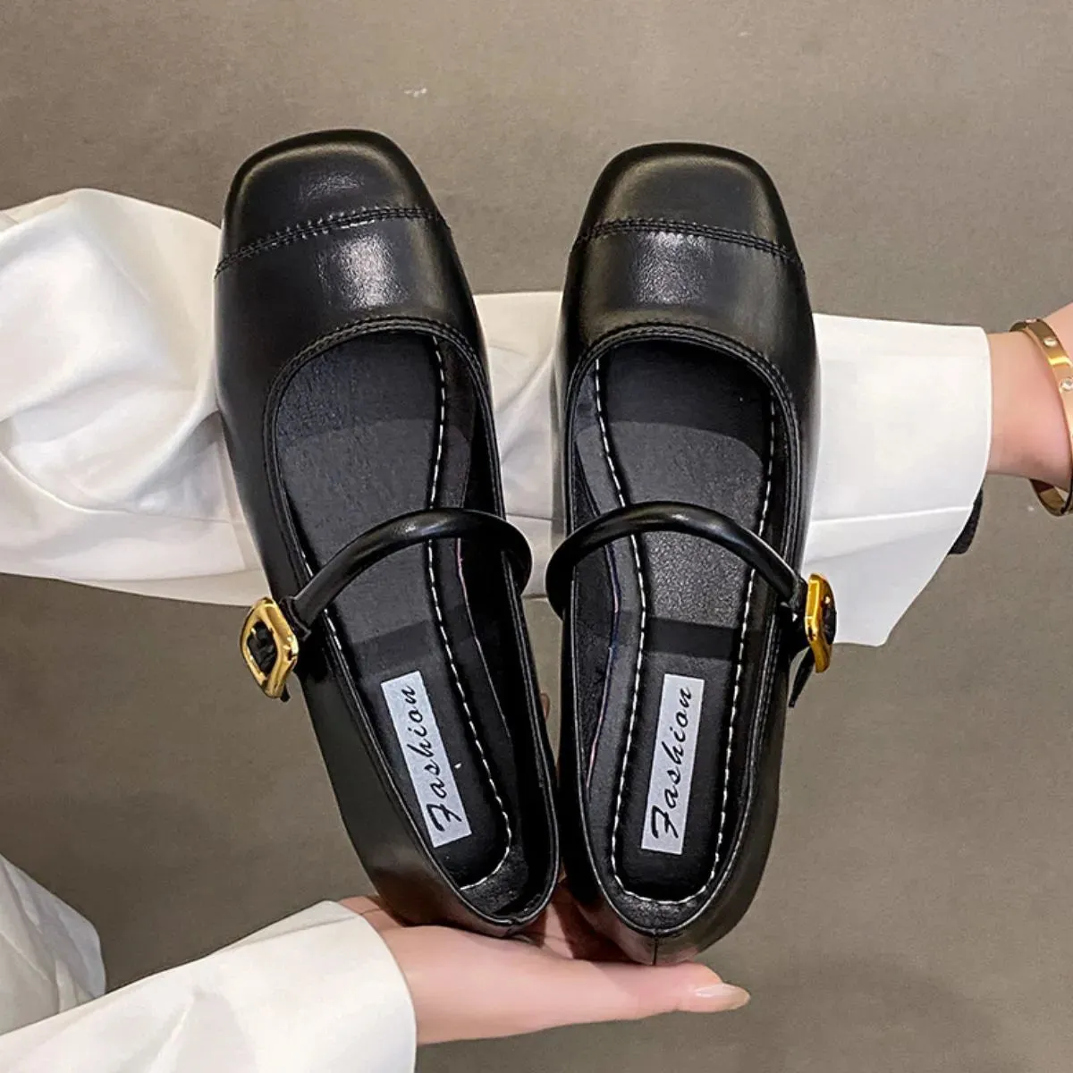 Square Toe Flats Loafers