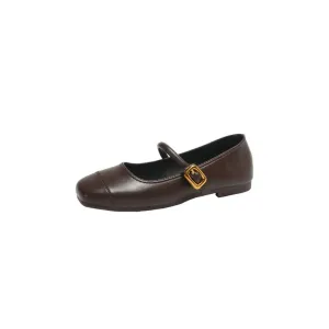 Square Toe Flats Loafers